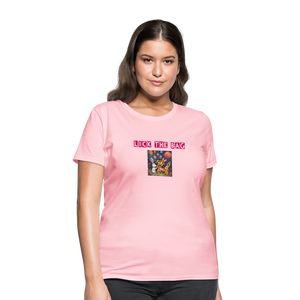 Women’s “Lick The Bag” Bunny Logo Tee - pink