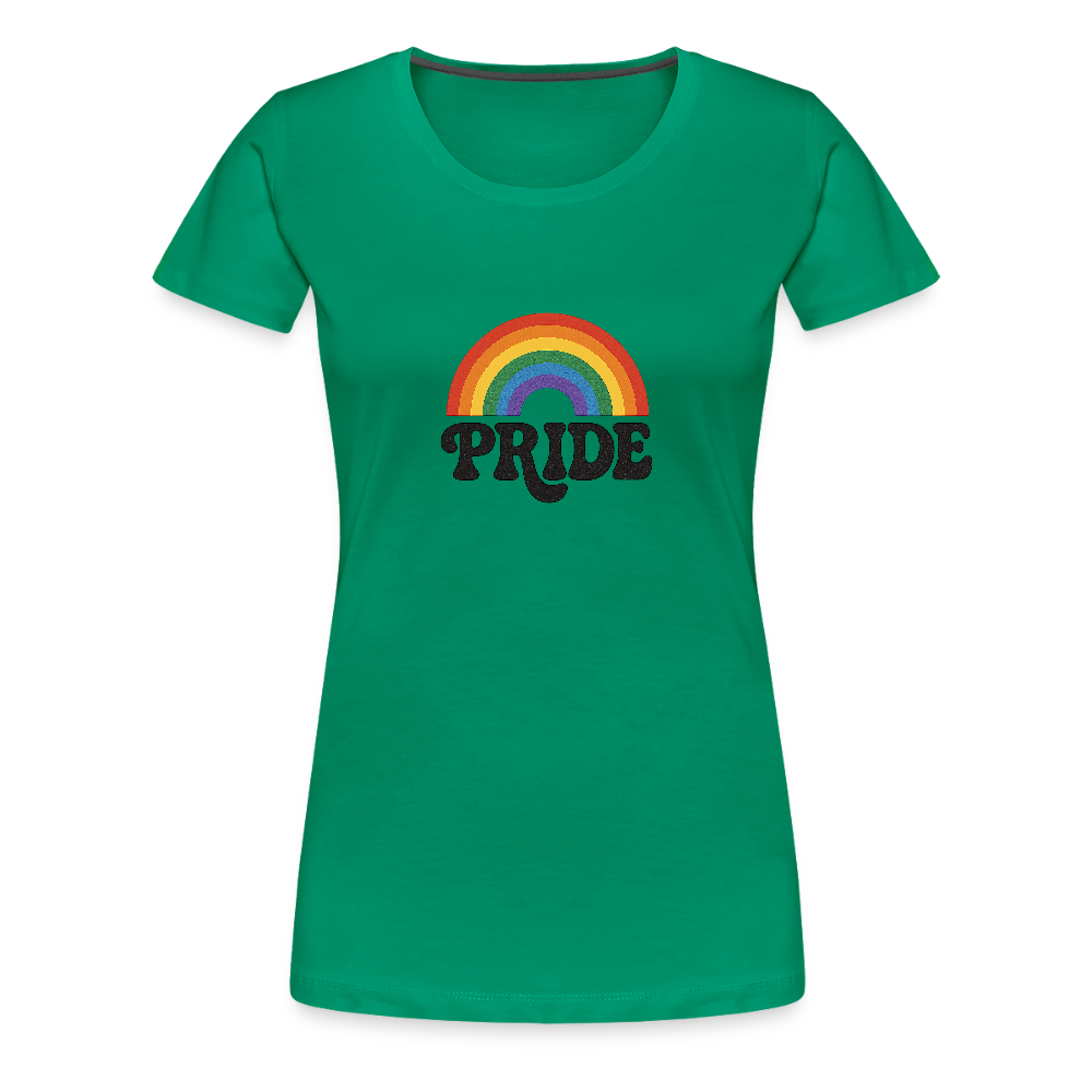 70’s Pride Logo Women’s Premium T-Shirt - kelly green