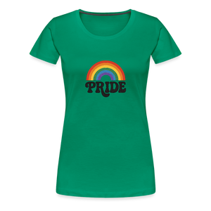70’s Pride Logo Women’s Premium T-Shirt - kelly green