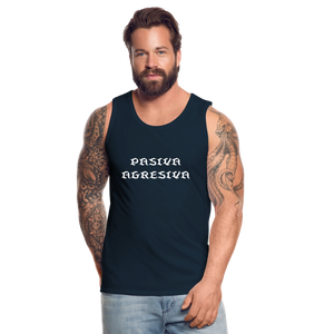 PasAgres - Men’s Premium Tank - deep navy