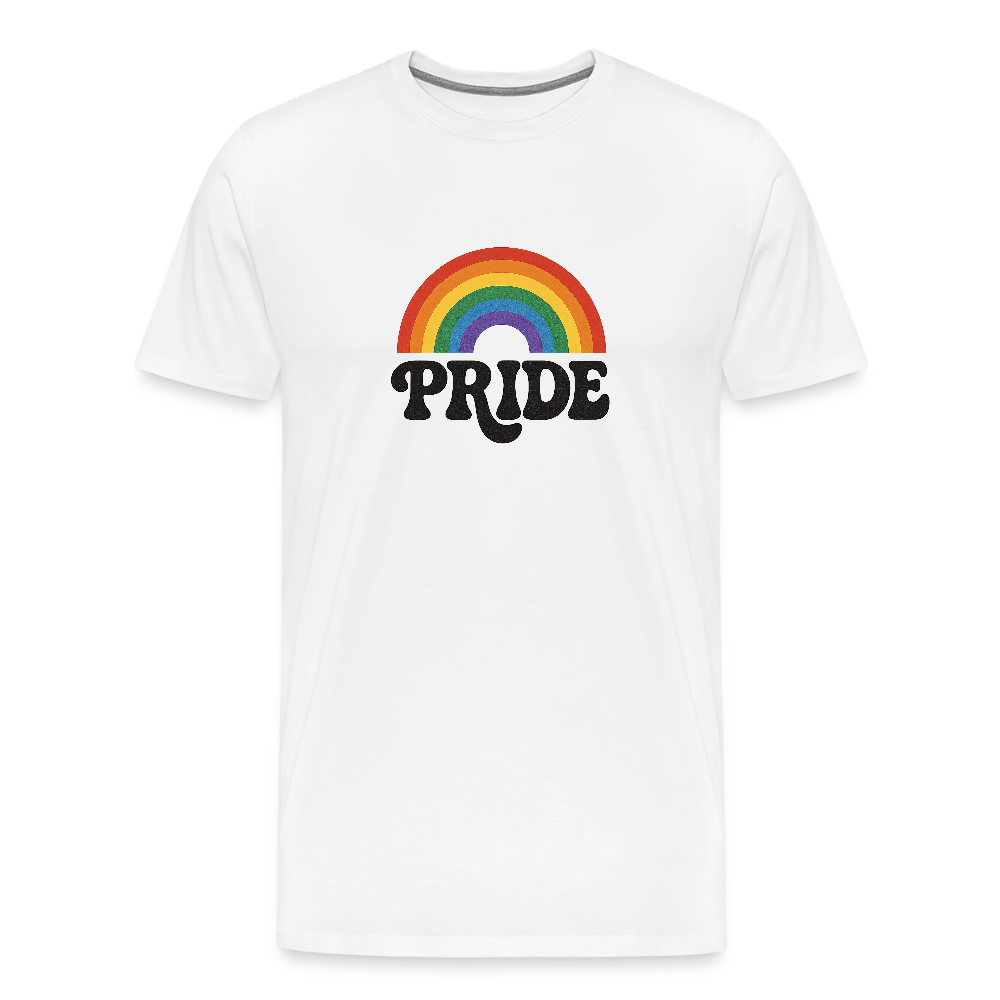 70’s Pride Logo Men's Premium T-Shirt - white