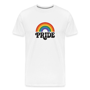 70’s Pride Logo Men's Premium T-Shirt - white