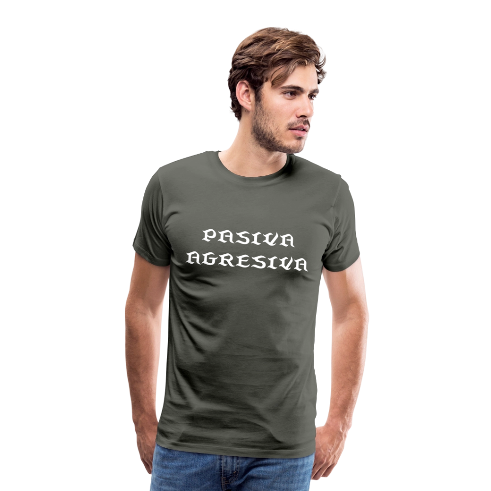 PasAgres - Men's Premium T-Shirt - asphalt gray
