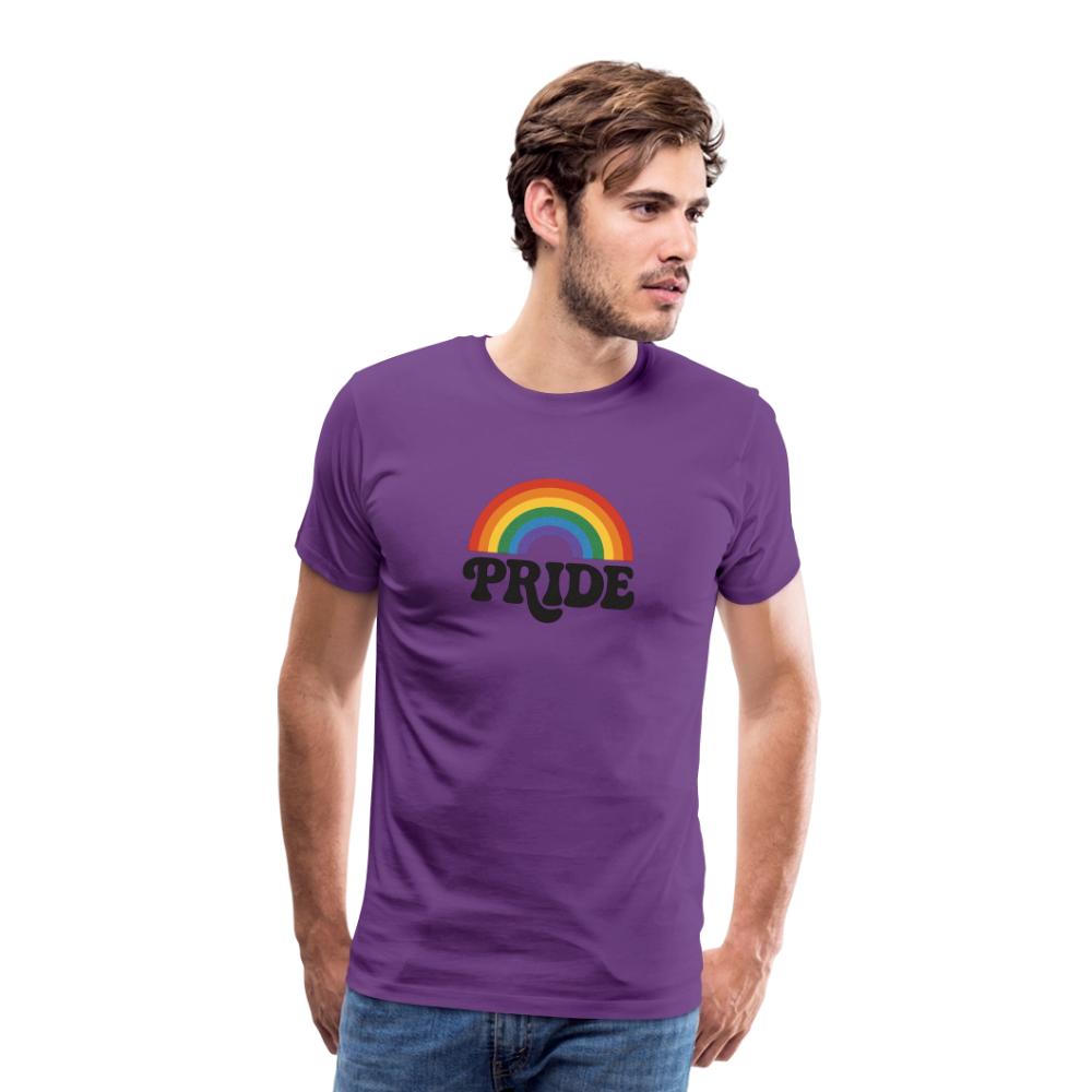 70’s Pride Logo Men's Premium T-Shirt - purple