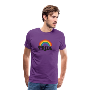 70’s Pride Logo Men's Premium T-Shirt - purple
