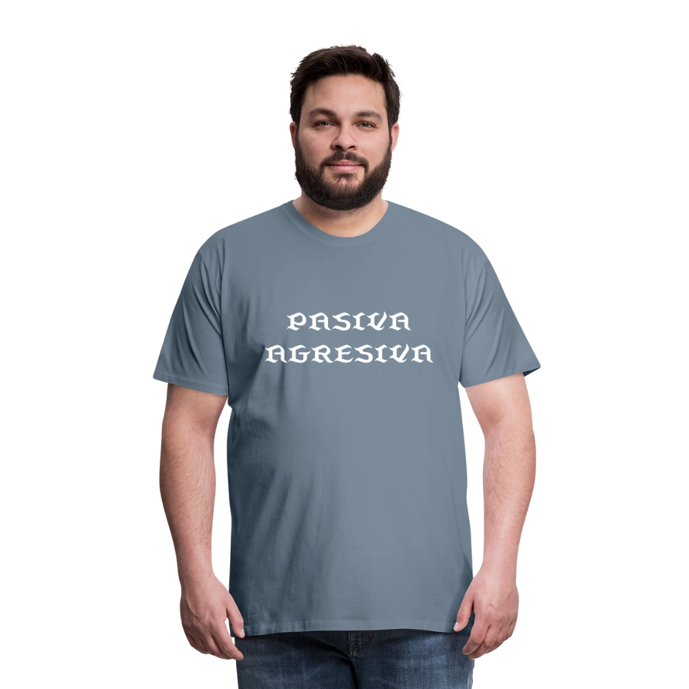 PasAgres - Men's Premium T-Shirt - steel blue