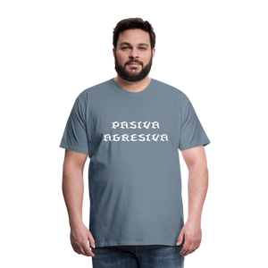 PasAgres - Men's Premium T-Shirt - steel blue