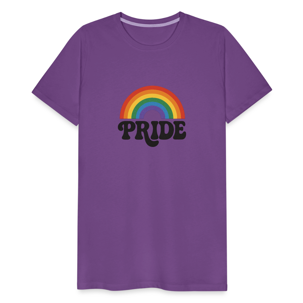 70’s Pride Logo Men's Premium T-Shirt - purple
