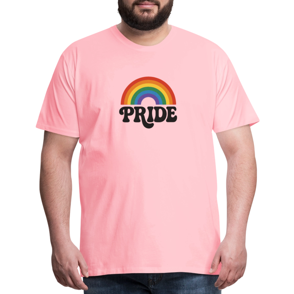 70’s Pride Logo Men's Premium T-Shirt - pink