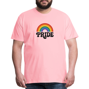 70’s Pride Logo Men's Premium T-Shirt - pink