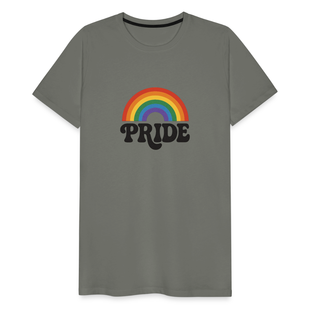 70’s Pride Logo Men's Premium T-Shirt - asphalt gray