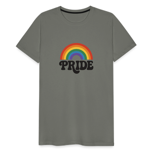 70’s Pride Logo Men's Premium T-Shirt - asphalt gray