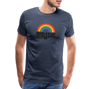 70’s Pride Logo Men's Premium T-Shirt - heather blue