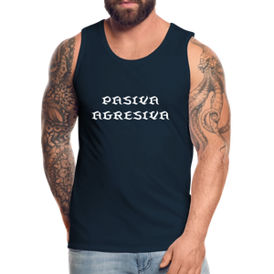 PasAgres - Men’s Premium Tank - deep navy