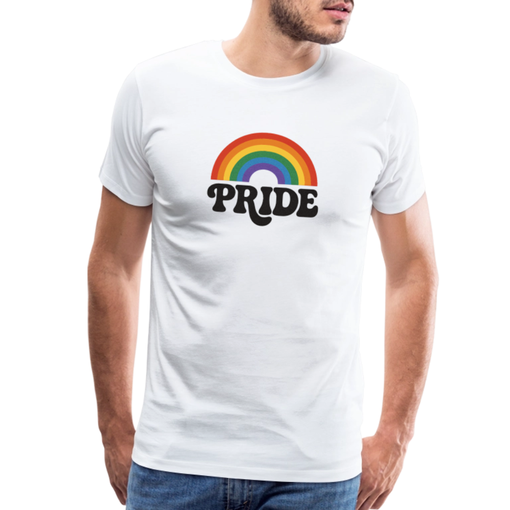 70’s Pride Logo Men's Premium T-Shirt - white