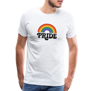 70’s Pride Logo Men's Premium T-Shirt - white