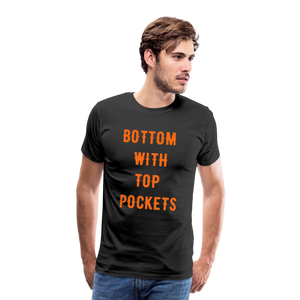 Bottom w/ Top Pockets - Men's Premium T-Shirt - black