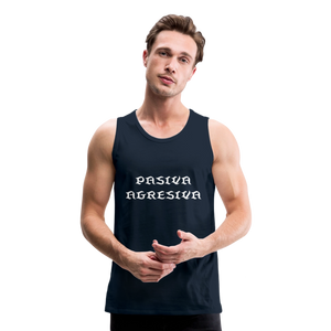 PasAgres - Men’s Premium Tank - deep navy