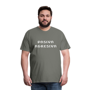 PasAgres - Men's Premium T-Shirt - asphalt gray