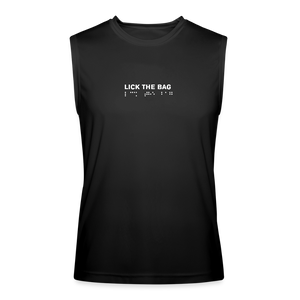 Men’s “Lick The Bag” Performance Tank Top - Brail - black