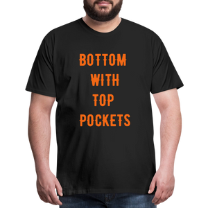 Bottom w/ Top Pockets - Men's Premium T-Shirt - black