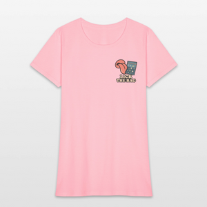 Women’s “Lick The Bag” Image Logo Tee - pink