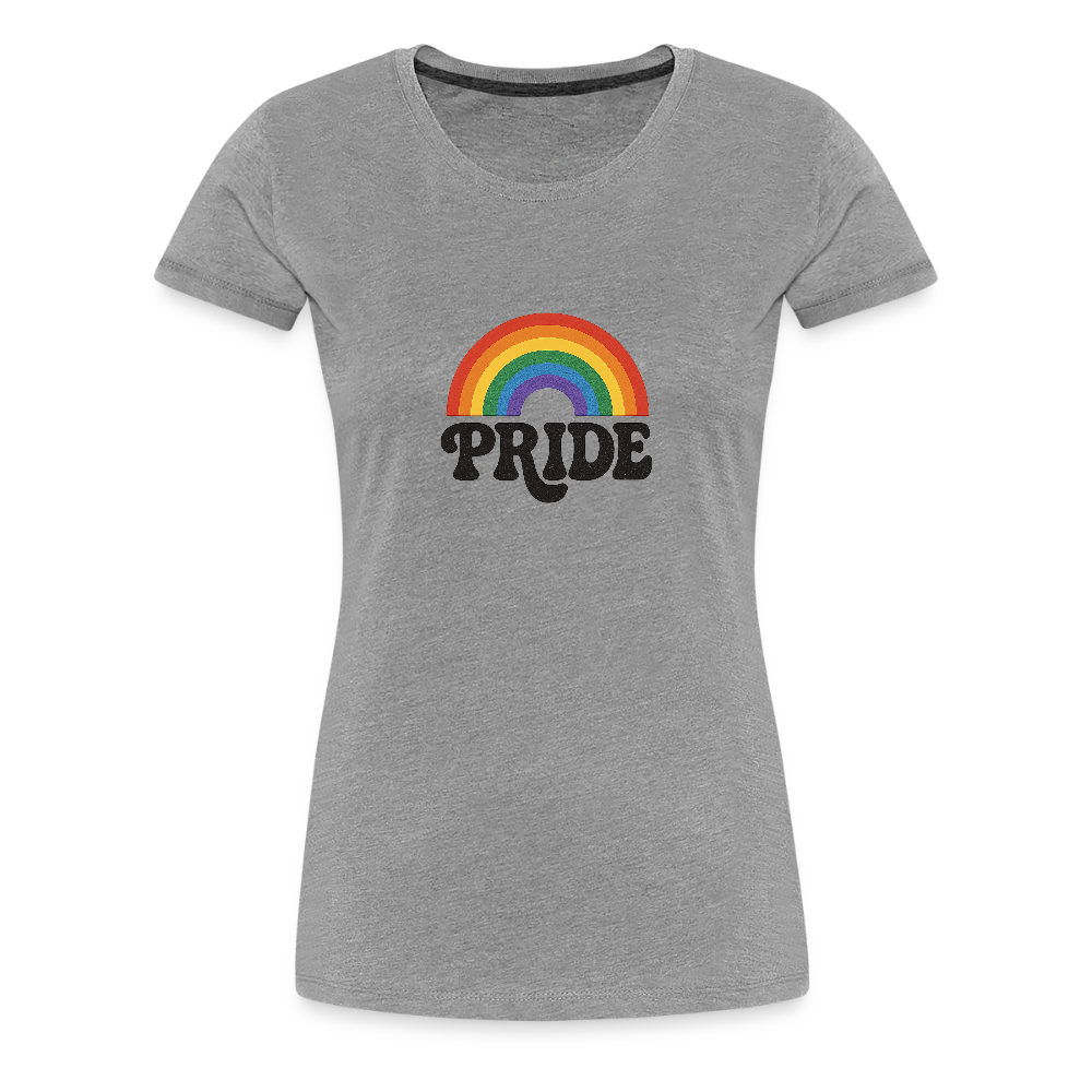 70’s Pride Logo Women’s Premium T-Shirt - heather gray
