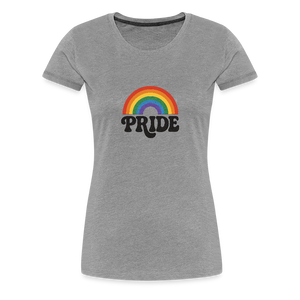 70’s Pride Logo Women’s Premium T-Shirt - heather gray
