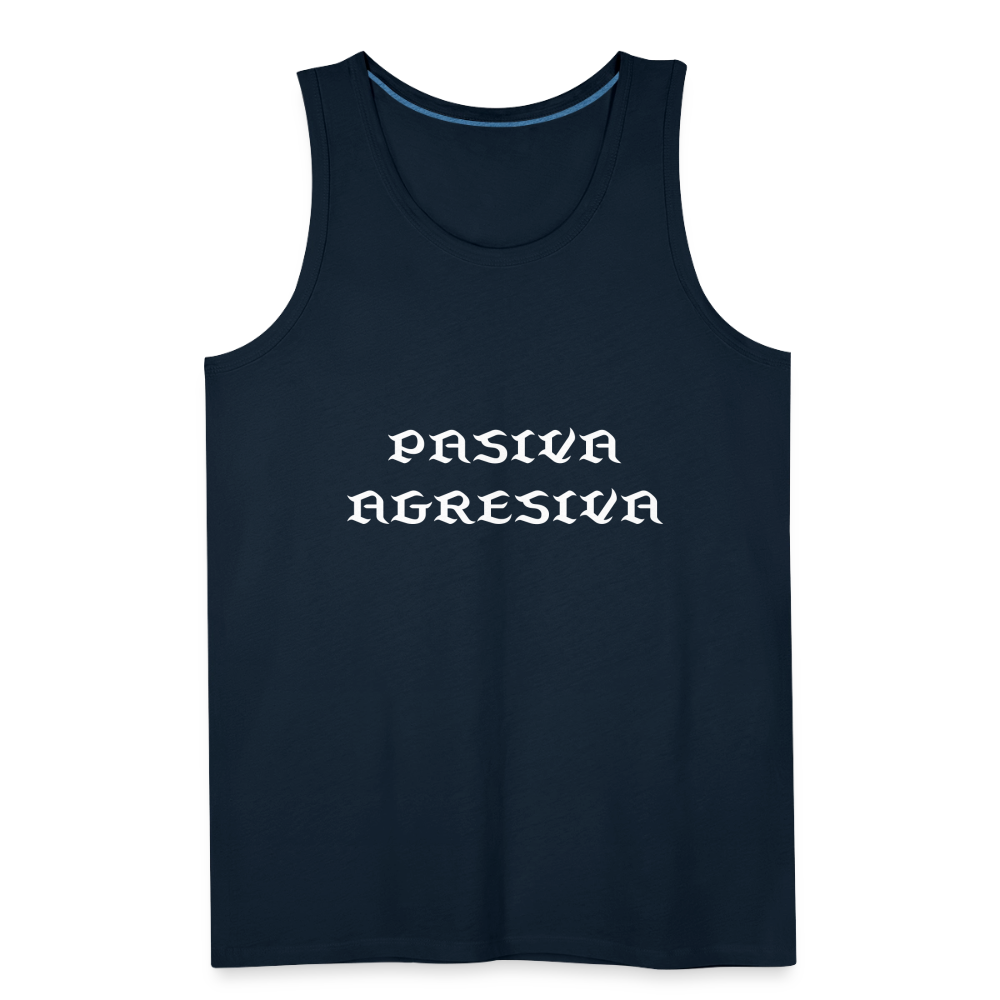 PasAgres - Men’s Premium Tank - deep navy