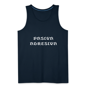 PasAgres - Men’s Premium Tank - deep navy