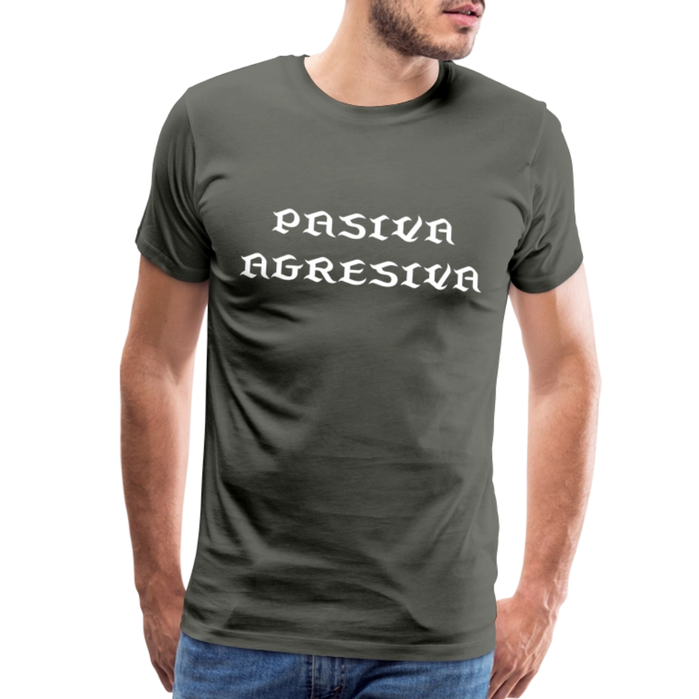 PasAgres - Men's Premium T-Shirt - asphalt gray