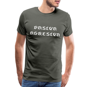 PasAgres - Men's Premium T-Shirt - asphalt gray