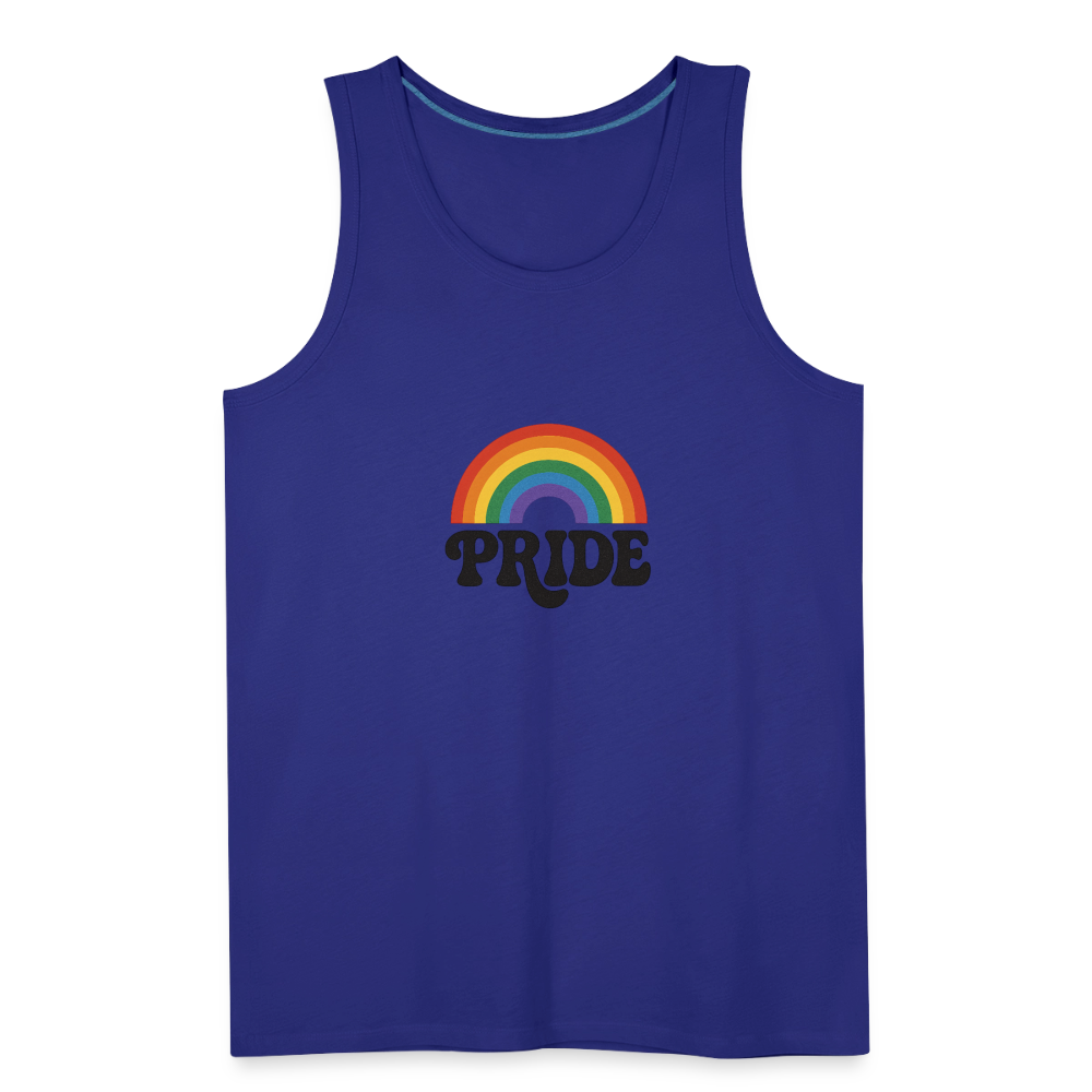 70’s Pride Logo Men’s Premium Tank - royal blue