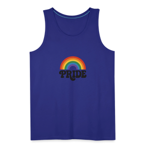 70’s Pride Logo Men’s Premium Tank - royal blue
