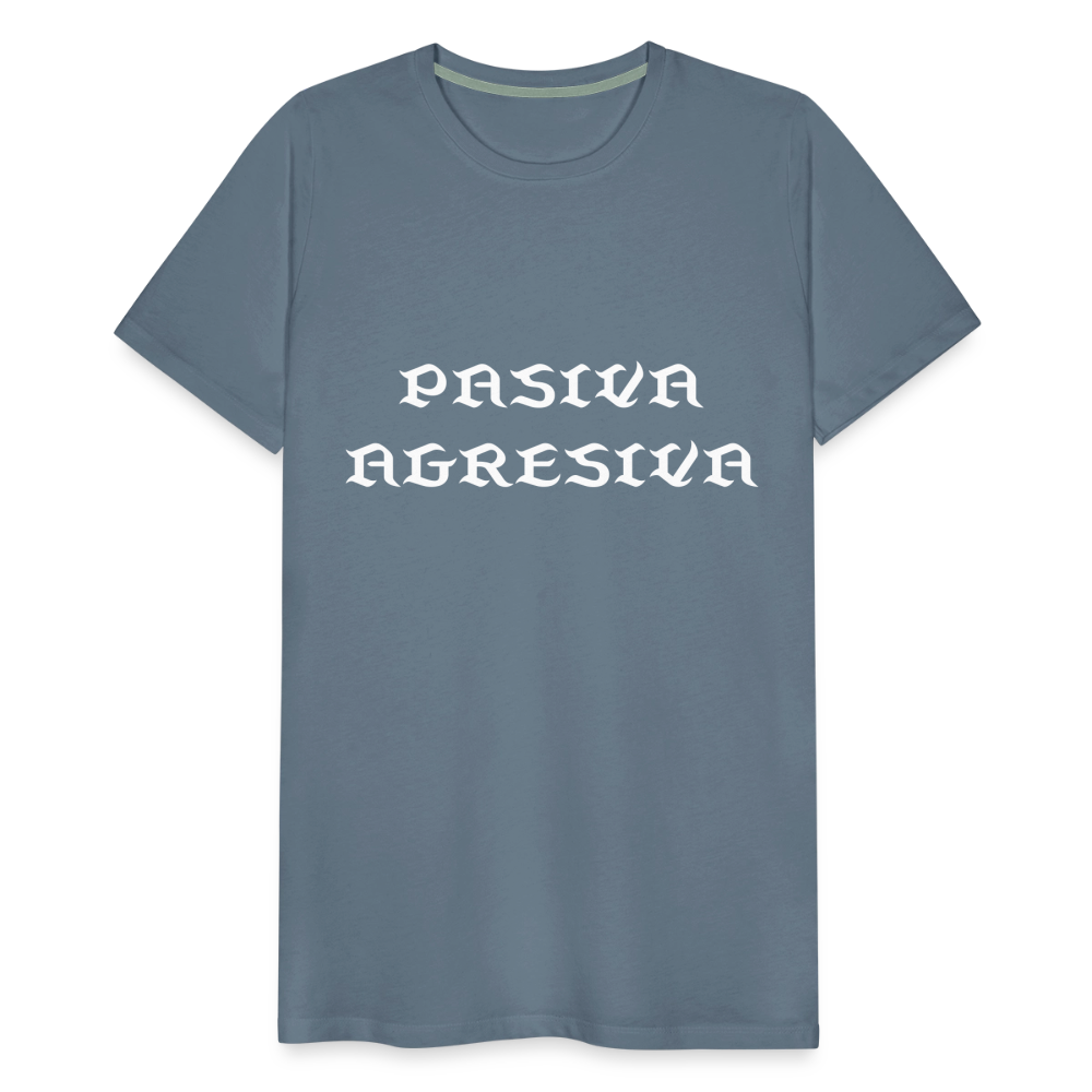 PasAgres - Men's Premium T-Shirt - steel blue