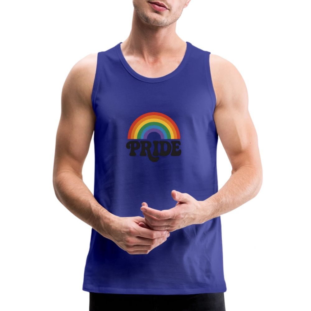 70’s Pride Logo Men’s Premium Tank - royal blue