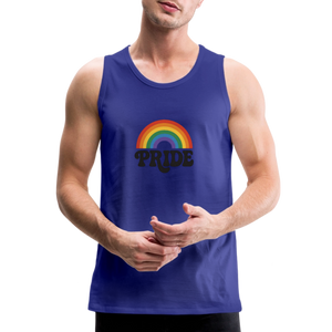 70’s Pride Logo Men’s Premium Tank - royal blue