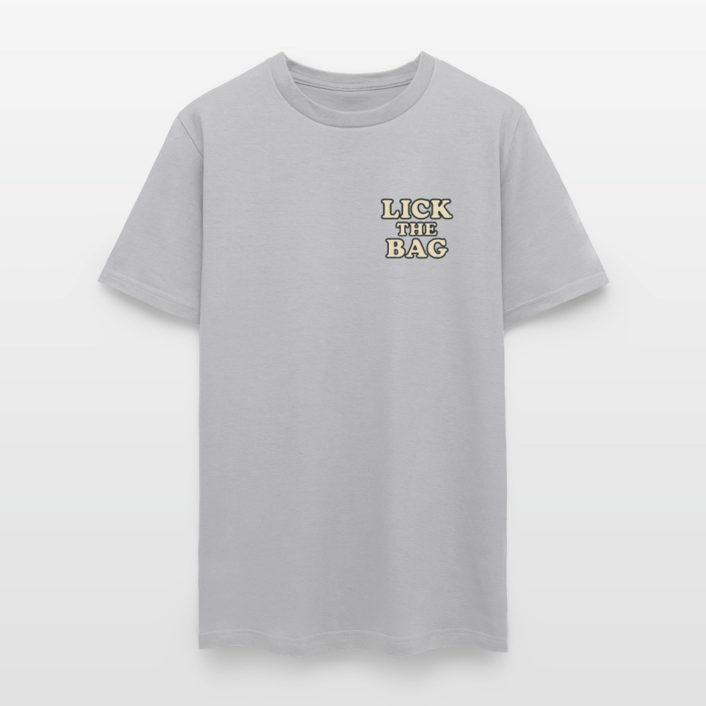 Unisex Lick The Bag T-Shirt (text only) - gravel 