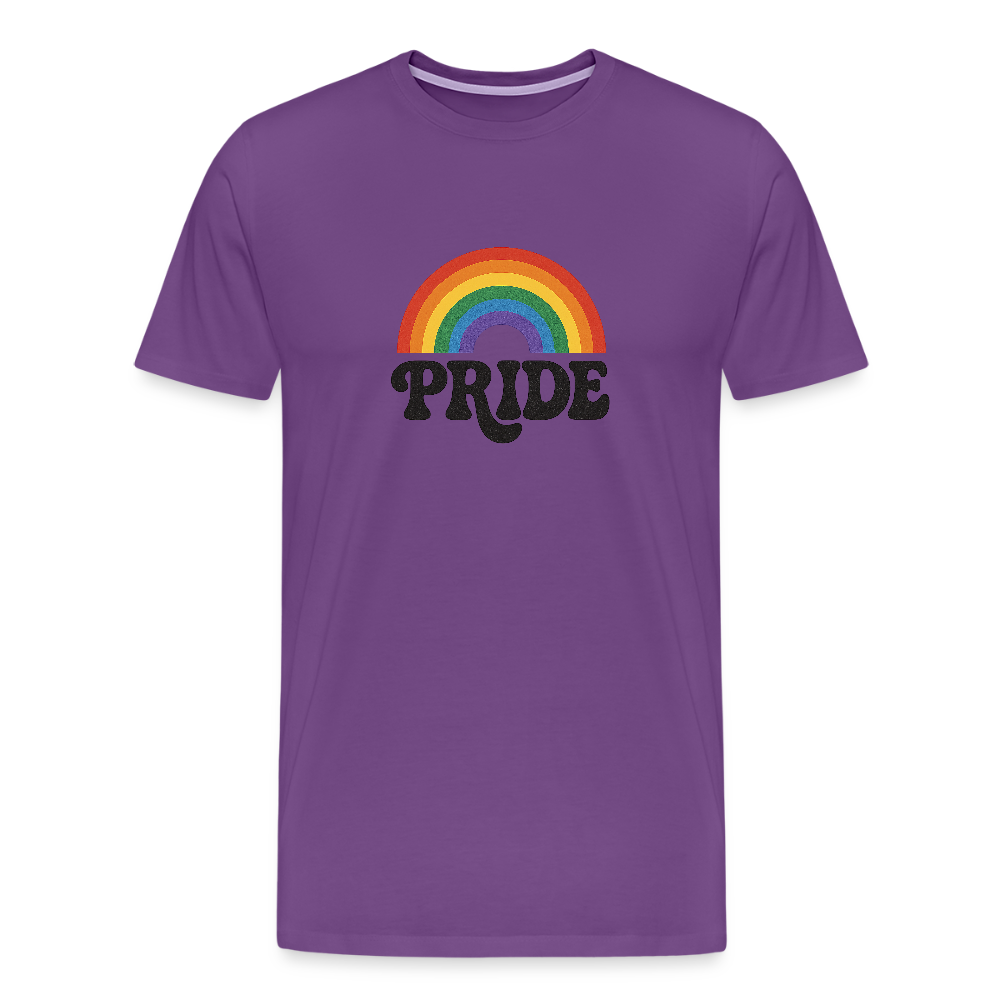 70’s Pride Logo Men's Premium T-Shirt - purple