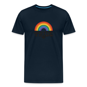 70’s Pride Logo Men's Premium T-Shirt - deep navy