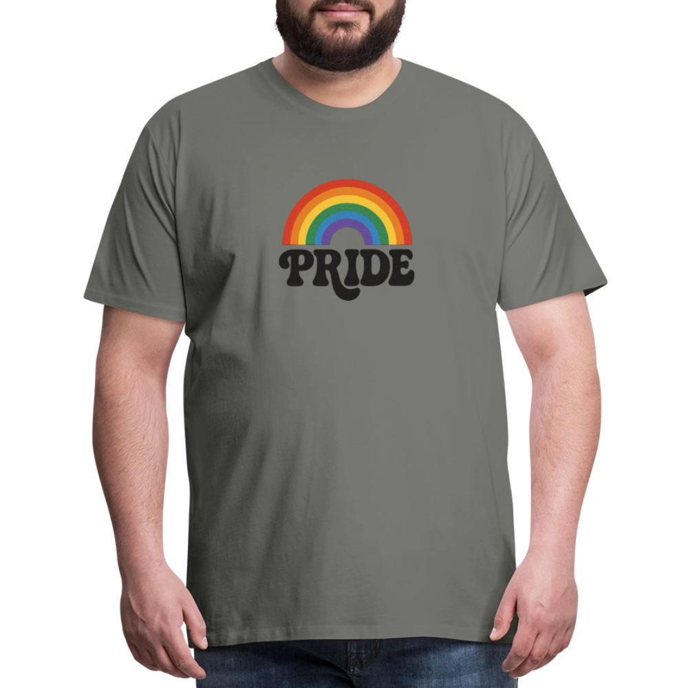 70’s Pride Logo Men's Premium T-Shirt - asphalt gray