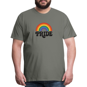 70’s Pride Logo Men's Premium T-Shirt - asphalt gray