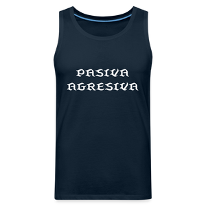 PasAgres - Men’s Premium Tank - deep navy