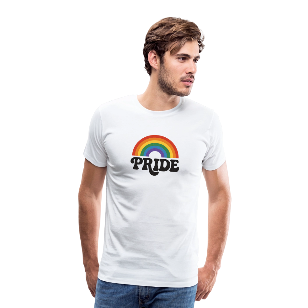 70’s Pride Logo Men's Premium T-Shirt - white
