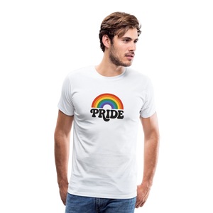 70’s Pride Logo Men's Premium T-Shirt - white