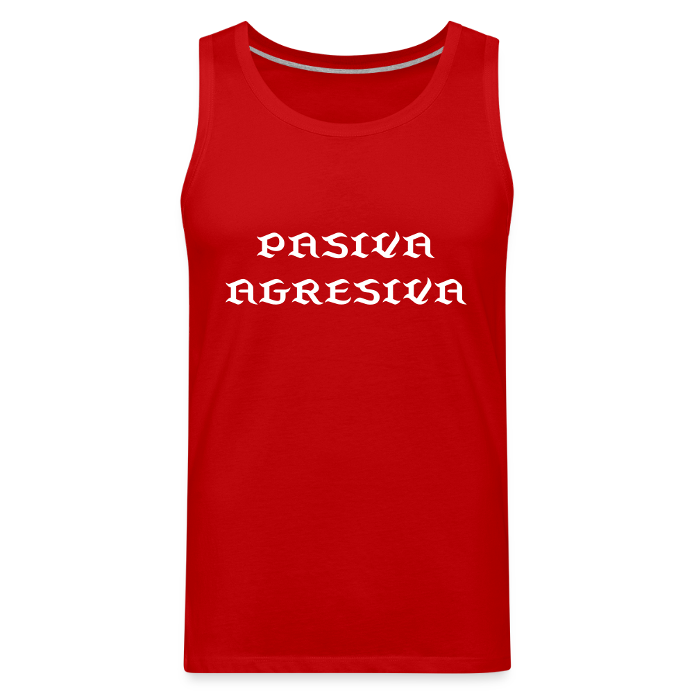 PasAgres - Men’s Premium Tank - red