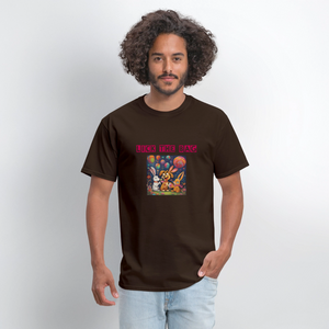 Unisex “Lick The Bag” T-Shirt (Bunny) - brown