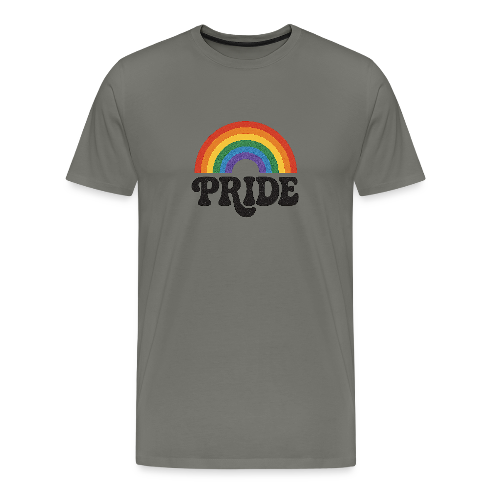 70’s Pride Logo Men's Premium T-Shirt - asphalt gray