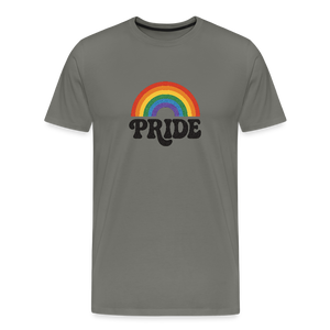 70’s Pride Logo Men's Premium T-Shirt - asphalt gray