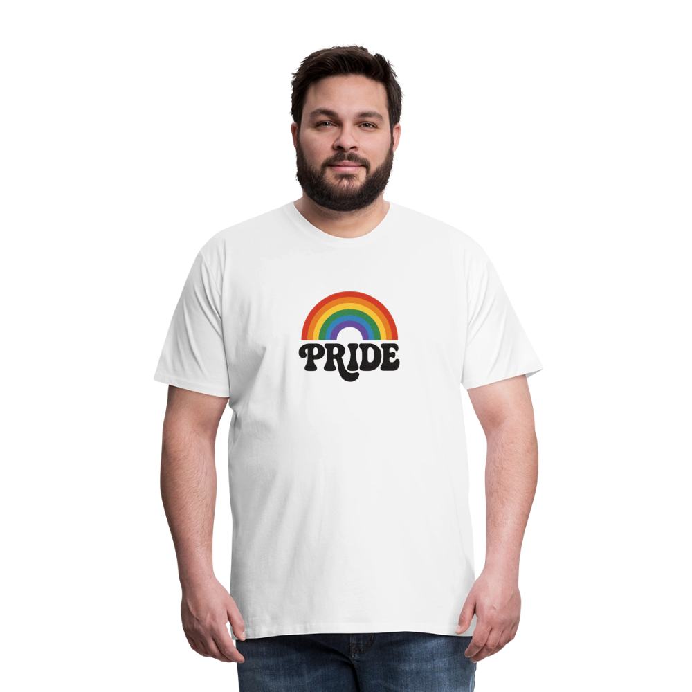 70’s Pride Logo Men's Premium T-Shirt - white